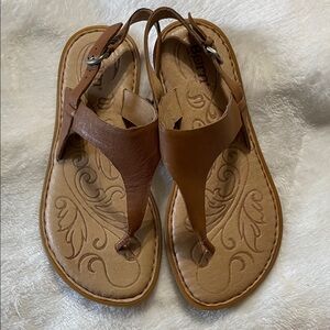 Born Women's Brown Leather Sandals